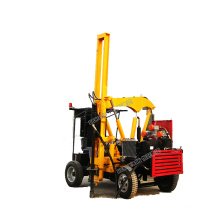 HWH260ZQ Four wheeler Highway Guardrail Pile Driver Loader Highway Guardrail Piling Machine